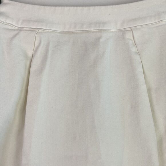 Dolce And Gabbana White Denim Skirt - Picture 2 of 10